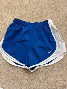 Nike Women’s Royal Blue Athletic Shorts with White Trim